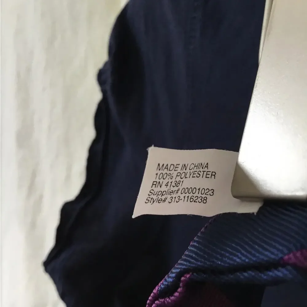 Ralph Lauren Girl Black Dress with Purple Belt